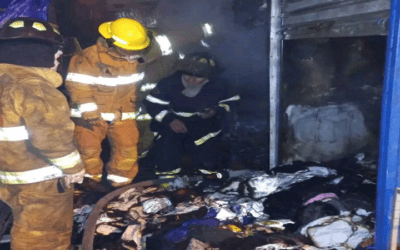 Por segunda vez, el Mutualista en Santa Cruz sufre otro incendio de magnitud