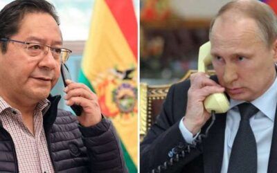 Vladimir Putin invita a Luis Arce a visitar Rusia