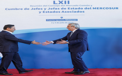 Luis Arce en Cumbre del Mercosur planteó la integración regional que haga frente a los desafíos globales (video)