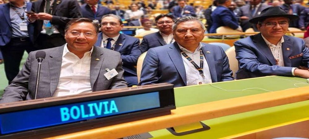 “Crisis capitalista multidimensional”, expuso el presidente Luis Arce en Asamblea de ONU