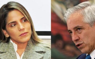 Fuerte rose entre Álvaro García y Carolina Ribera, la hija de Jeanine Áñez lo llamó ‘cobarde’ y él ‘asesina’ (vea el video)