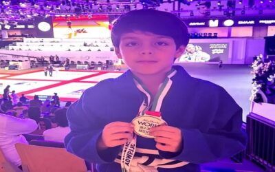 El niño boliviano Alejandro Liaño es medalla de plata en el Mundial de Jiu-Jitsu en Dubai