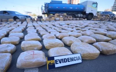 En Chile comisan más de 1,6 toneladas de droga procedente de Bolivia