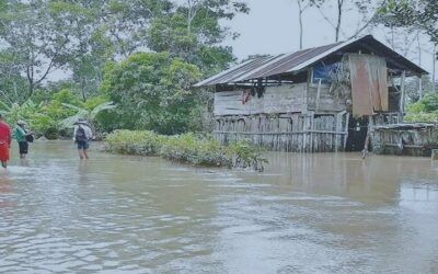 2.300 familias afectadas por inundaciones, cinco desaparecidos, de los cuales, dos cuerpos fueron recuperados