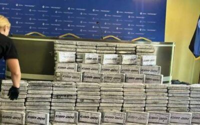 En Uruguay incautan más de 433 kilos de cocaína de procedencia boliviana