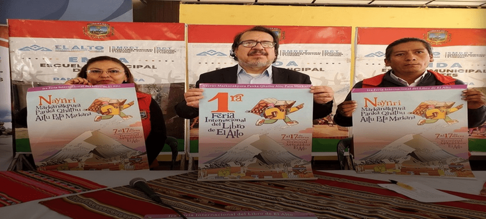 El Alto se apresta a la I Feria Internacional del Libro, ya se tienen más de 230 actividades