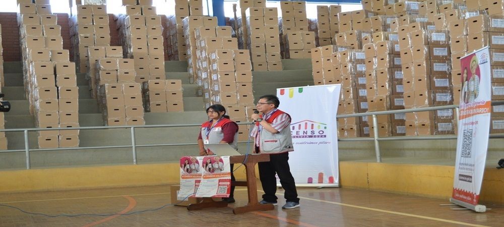 Cochabamba recibió el material censal, el INE envió 17.001 cajas para el día del Censo