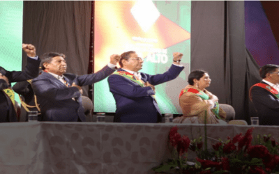 Arce en la sesión de honor: El Alto se convirtió en el baluarte de las reivindicaciones sociales y de la identidad nacional