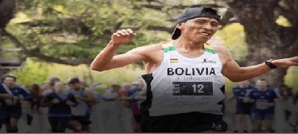 Garibay pone de nuevo en alto a Bolivia, ganó la maratón de Río de Janeiro