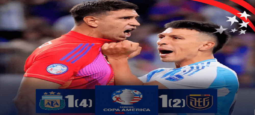 A paso de campeón, Argentina le gana a Ecuador en la tanda de penales 1-1 (4-2), pasa a semifinales, ‘Dibu’ la figura