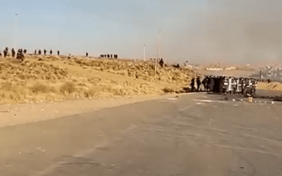 Un policía herido en la intervención del bloqueo en Caracollo, pasajeros reclaman, Gobierno reporta más de Bs 1,4 millones en pérdidas