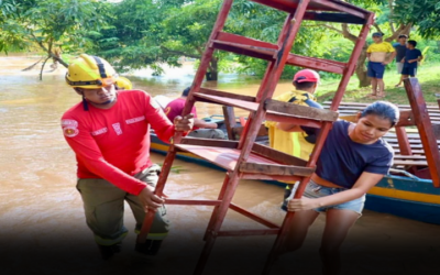 Defensa Civil: Unas 100 familias afectadas por desborde de arroyo Bahía en Cobija