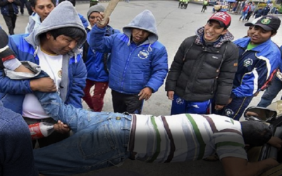 Paro de choferes de El Alto con excesos, chicotean y no permiten circulación de otros de sus afiliados