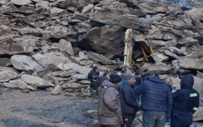 ¡Trágico!: cinco mineros mueren aplastados en la comunidad Yani, en Sorata