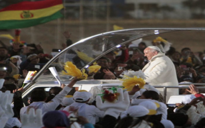 Del 8 al 10 de julio de 2015, Francisco visitó Bolivia y dio un mensaje de fe y reconciliación en torno a Cristo (videos)