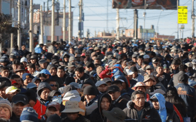 Crisis energética y económica: Masiva marcha de choferes en La Paz exigió la renuncia de Luis Arce y de su gabinete