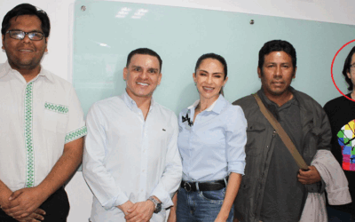 Mariana Prado devela vínculo con Álvaro García Linera, estuvo acompañada con el sobrino del exvice en el último debate