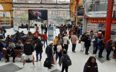 En el inicio de la vacación escolar, hay pasajeros, pero la carencia de diésel impide que haya flotas