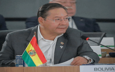 Luis Arce en los BRICS en busca -dice- de nuevos mercados para productos bolivianos de exportación