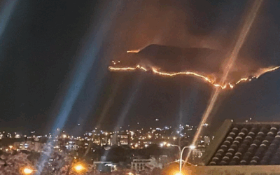 Incendio en la Reserva de Sama en Tarija deja un comunario en terapia intensiva y heridos