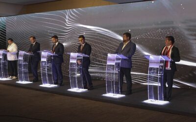 A días de las elecciones, candidatos priorizan cierres de campañas antes que sus ofertas electorales, Tuto, Samuel y Manfred plantan al TSE