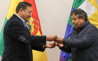 Choquehuanca gobierna Bolivia interinamente, Arce en Colombia en Cumbre de Países Amazónicos