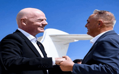 Gianni Infantino en la Casa de la Verde en La Paz: ‘Vamos a traer un mundial a Bolivia’