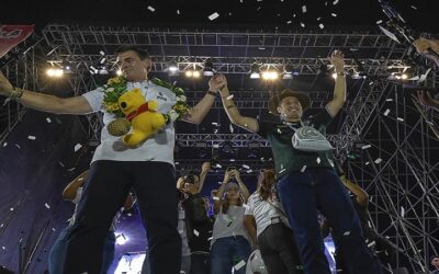 Multitudinario y apoteósico cierre de campaña de Rodrigo Paz en Santa Cruz donde destacó el aporte del oriente boliviano