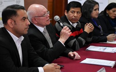 El OEP prevé resultados oficiales de las elecciones el jueves 23 de octubre y hasta el 3 de noviembre la entrega de credenciales