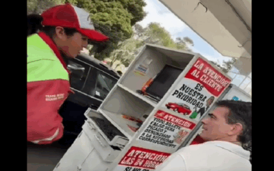 Rodrigo Paz en persona inspecciona surtidores para garantizar normal suministro a la población