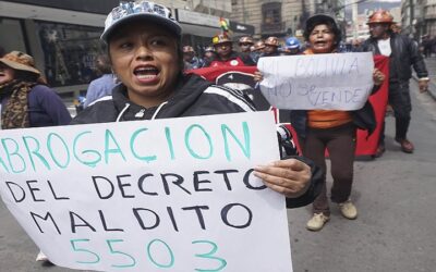 El Gobierno invita al diálogo a la COB, la dirigencia responde con una negativa, primero que abroguen