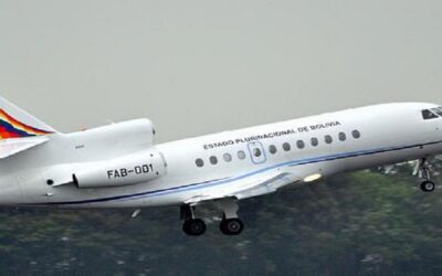 La corrupción habría saltado hasta la adquisición del avión presidencial por $us 38 MM en la gestión de Evo Morales