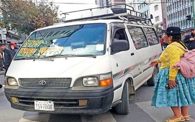 La Paz va al paro de transporte por la elevación de precios de los combustibles y la eliminación abrupta de la subvención