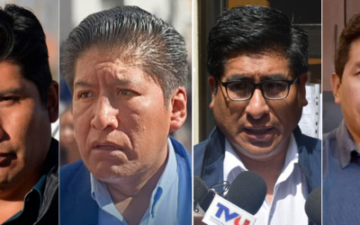 Franklin Flores, Rubén Ríos, Néstor Huanca y Zenón Mamani, ocasionaron un daño al Estado de Bs 6,6 millones