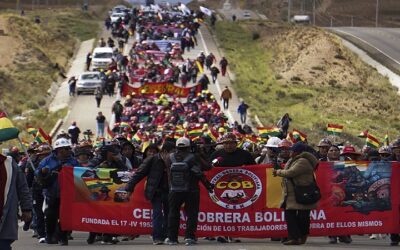 Una marcha, ayunos, amenaza de bloqueo de caminos anteceden al diálogo COB-Gobierno en torno al 5503 comparado con el 21060
