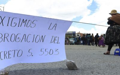 El polémico Decreto 5503 enfrenta su primera vía legal, una acción popular admitida en una sala constitucional en Santa Cruz