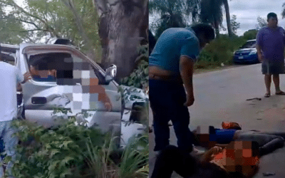 Fatal accidente en ruta internacional en Puerto Quijarro cobra la vida de 11 personas de una misma familia. Aquí la lista