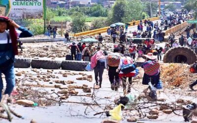 Bolivia con puntos de bloqueo, la COB dice que la medida será progresiva hasta lograr la abrogación del DS 5503