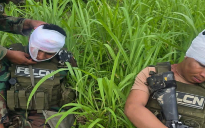 Efectivos de Umopar heridos en Eterazama luego de una violenta emboscada en el Chapare