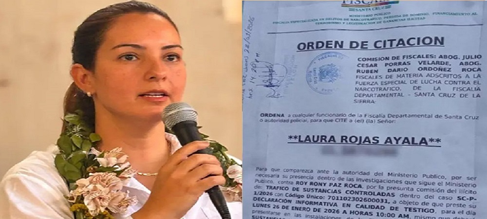 Exdiputada y candidata Laura Rojas investigada por presunto narcotráfico, uso de pasaporte diplomático, un juez implicado