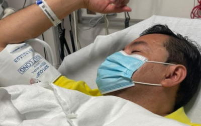 Jhonny Fernández queda aprehendido y se descompensa, fue a dar a una clínica