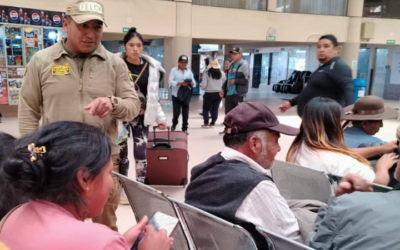 Las flotas abusaron con el alza de los pasajes, por ejemplo, La Paz-Oruro a Bs 120 cuando el máximo era de Bs 85