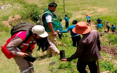 Santos Quispe invirtió más de Bs 4 millones para el desarrollo sostenible en el departamento con el Plan Pachamama