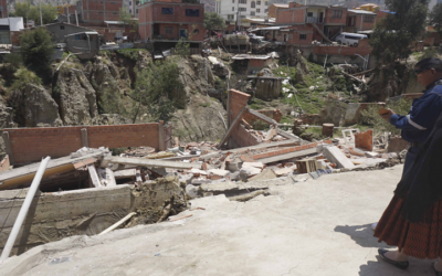 El granizo en la Sur de La Paz alcanzó más de dos metros, Lomas de Chuamaya y Alto Irpavi, las más afectadas