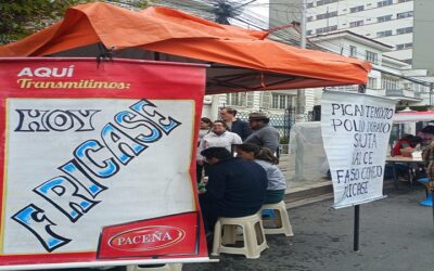 La lluvia no opacó la fiesta democrática, puestos de comidas y otros fueron propicios el día de las subnacionales