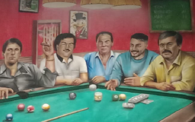 Todo un arsenal en una propiedad de Marset en el Urubó, en Warnes 11 avionetas y un cuadro con Pablo Guzmán