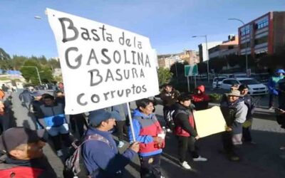 Hasta los privados sienten el problema de la pésima gasolina, lamentan que se haya llegado a un paro del transporte