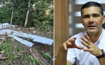 El ministro Óscar Mario Justiniano usó el avión siniestrado horas antes de Santa Cruz a La Paz