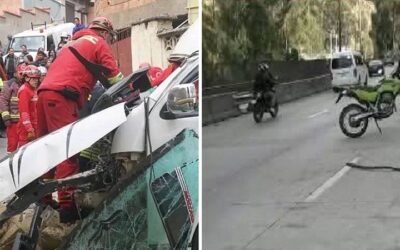 Trágico martes: Tres personas fallecen en accidentes de tránsito, uno en Sopocachi y, el otro, en la autopista