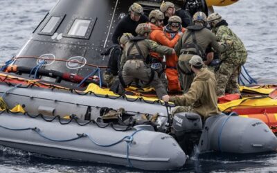 Exitoso retorno de Artemis II, la capsula Orión amerizó, los astronautas están en casa